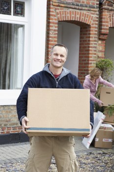 Moving team handling same day removals in St Johns Wood apartment building