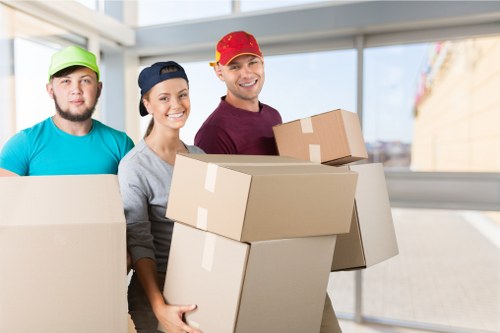 Moving truck service for homes in St Johns Wood near local residential streets