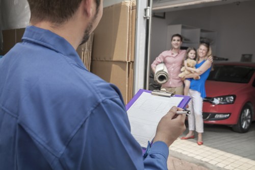 Organised unpacking service in a St Johns Wood property