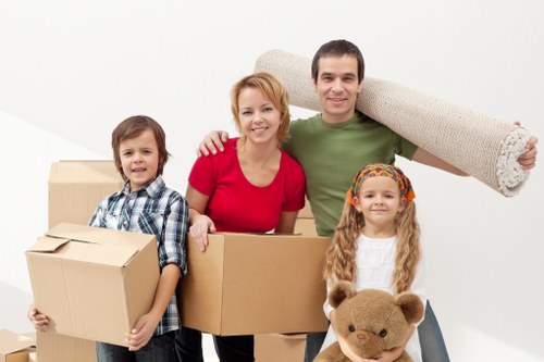 Careful furniture loading for a same day move in St Johns Wood
