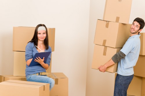 Careful loading support for a St Johns Wood moving job